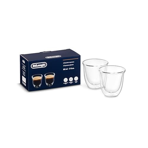 De Longhi Double Wall Espresso Glasses