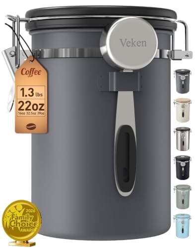 Veken Coffee Canister 22 oz